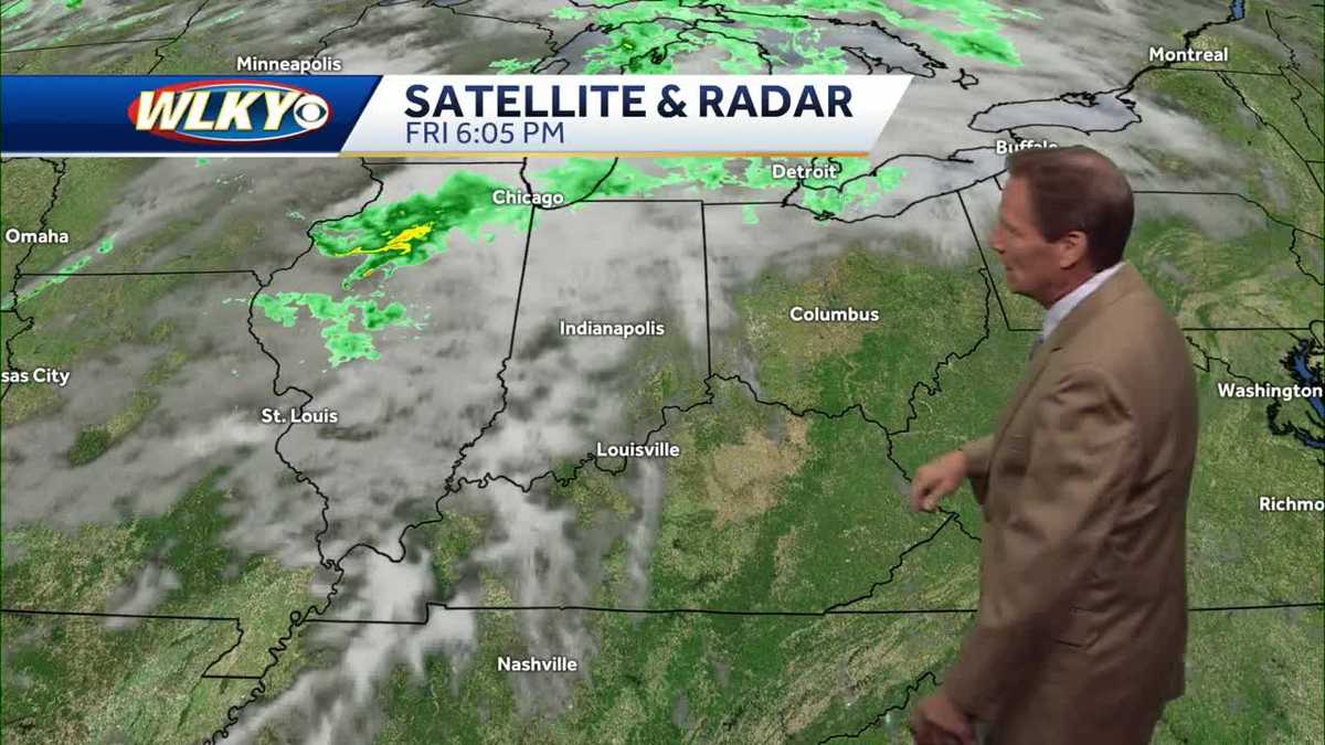 Steamy weather through Sunday morning