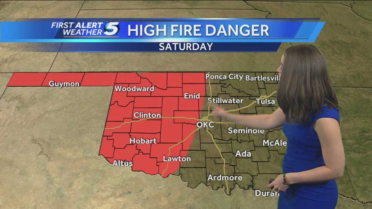 Forecast: Warm & windy today, high fire danger