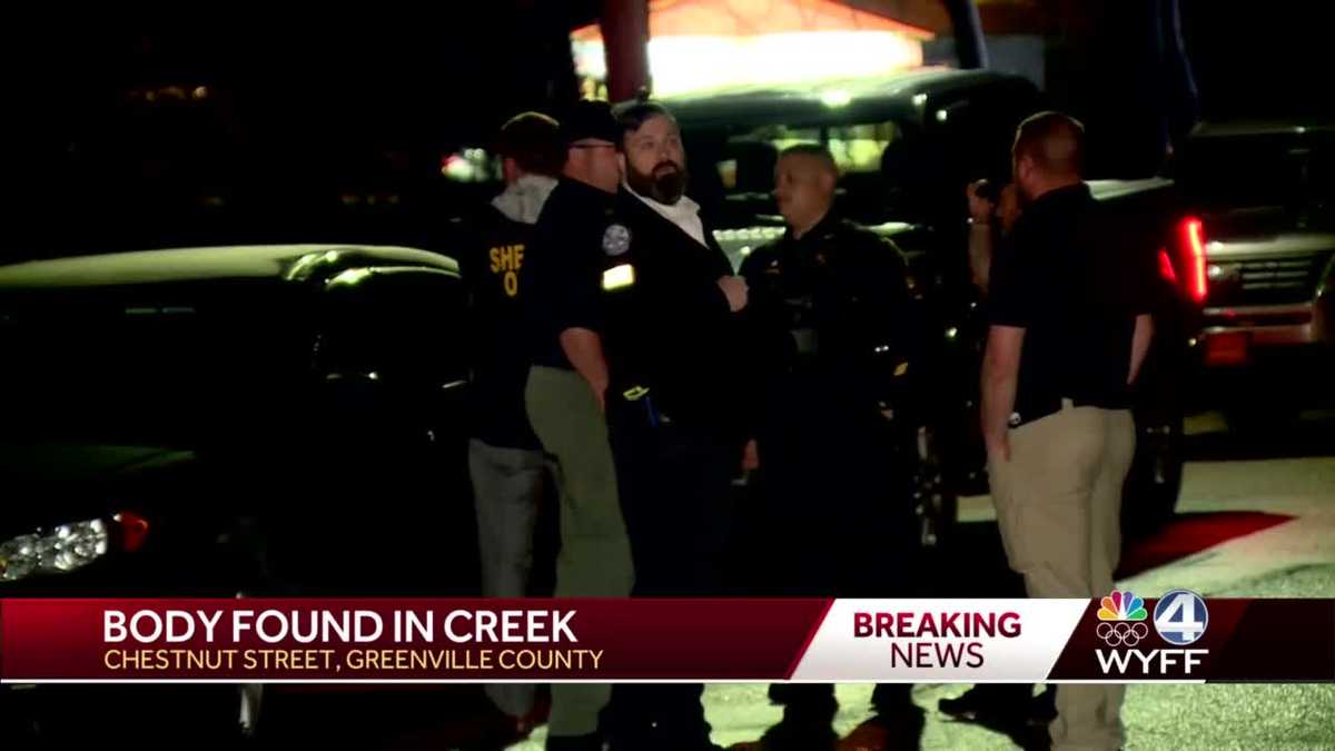 Body found in creek in Greenville County, deputies say