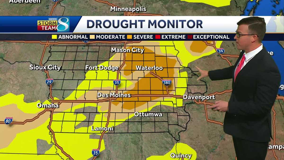 Iowa weather: 60% of state has abnormally dry to severe drought ...