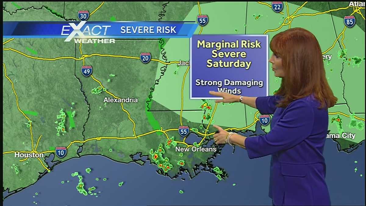 Hot Weather With Isolated Strong Storms