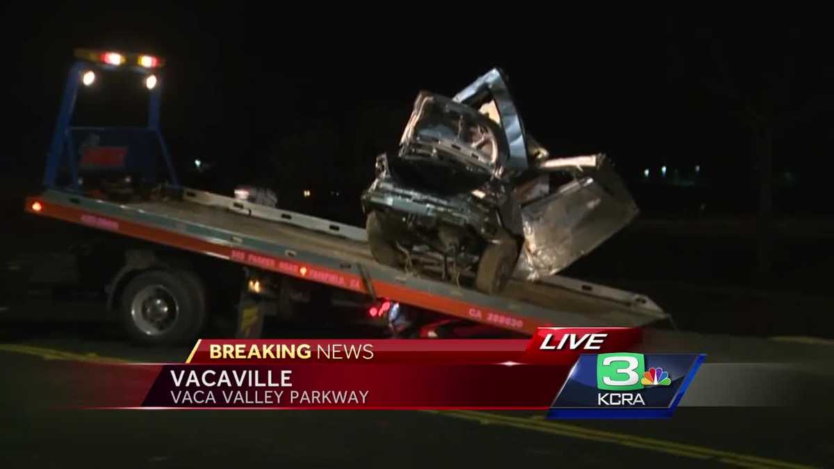 Car crash in Vacaville kills driver