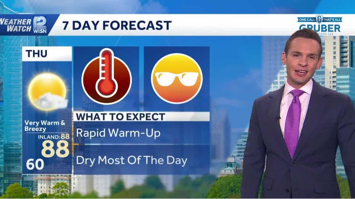 Tracking heat and storm chances this week in SE Wisconsin - WISN