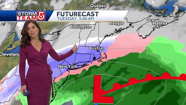Video: Spring fling before coastal storm