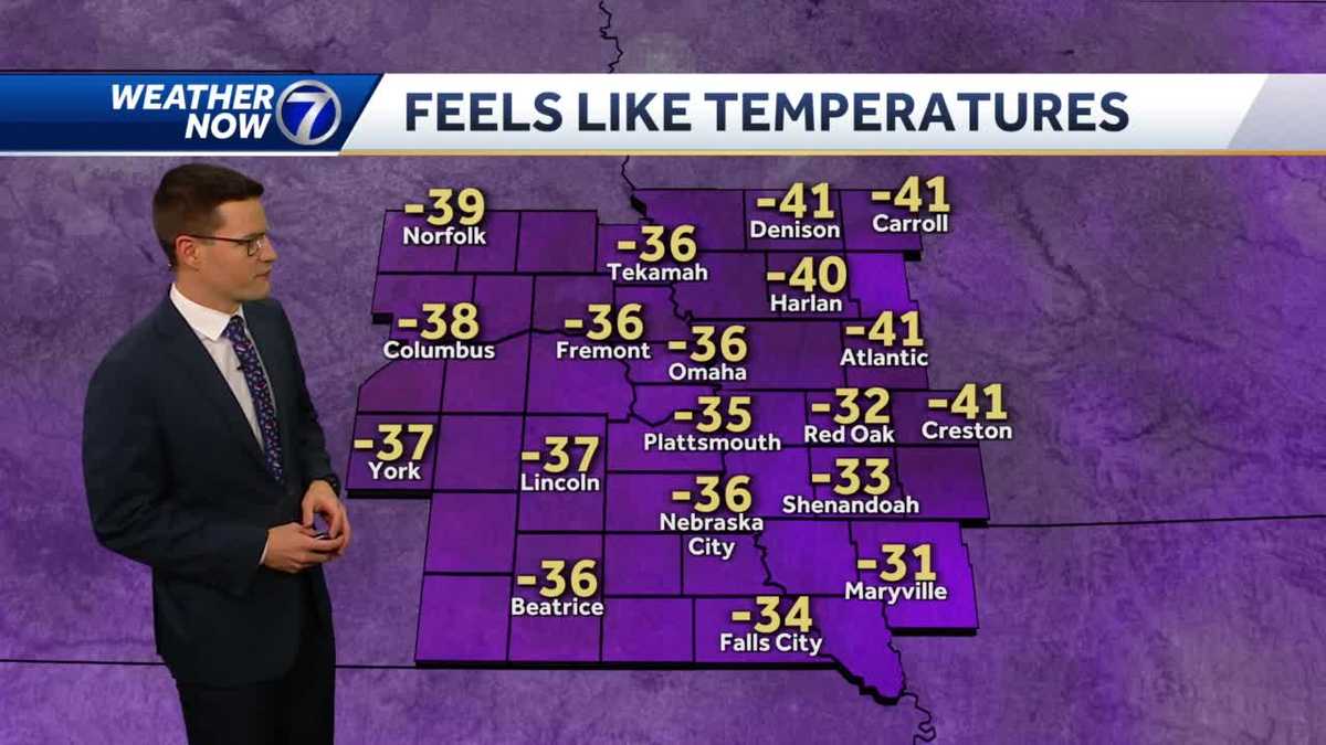 Omaha forecast: Snow moves out, extreme cold remains