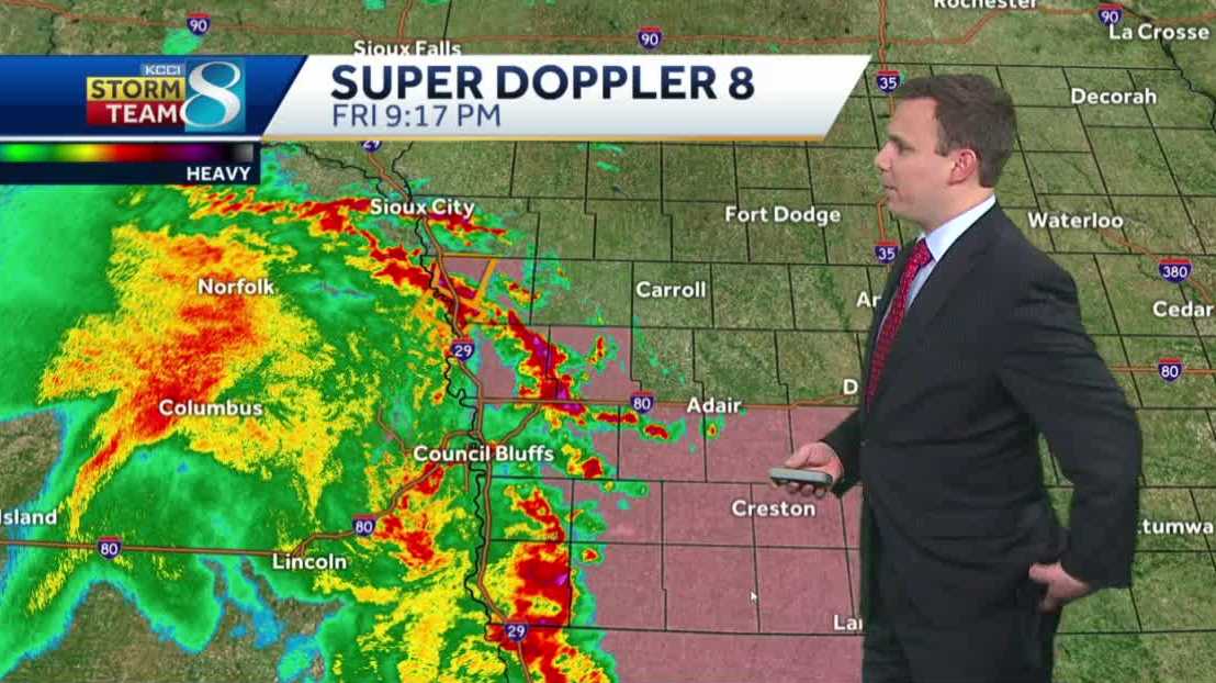 Forecast: Latest Timing For Storms Moving Into Iowa