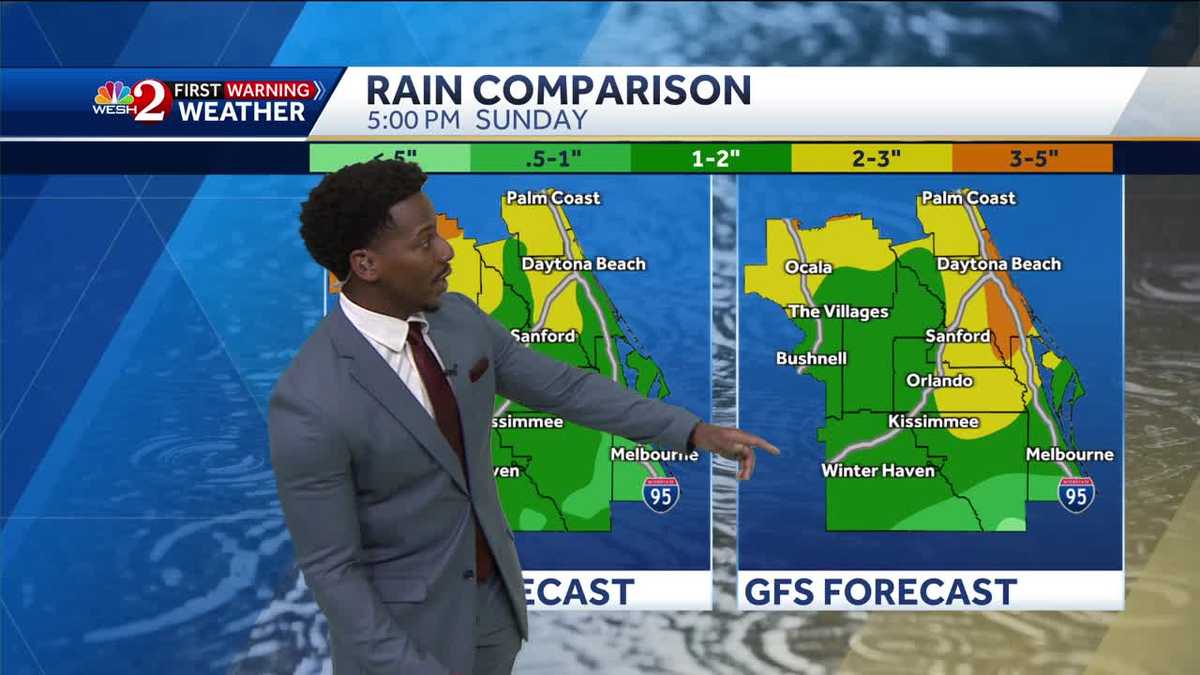Heavy rain, coastal flooding pose risk in Central Florida