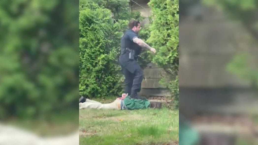 Manchester police officer on administrative leave after cellphone video taken of him arresting man