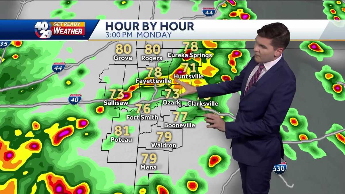 Showers & storms for Memorial Day
