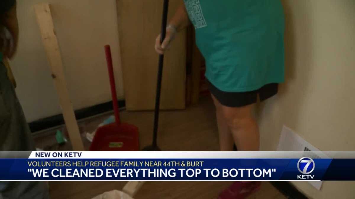 Omaha volunteers help refugee family in need