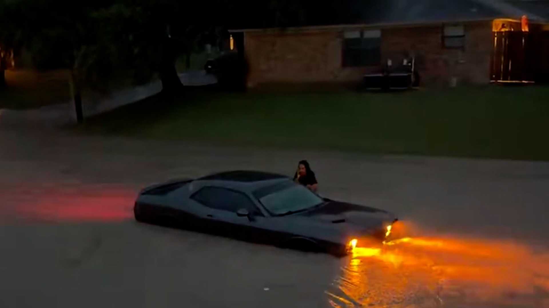 Video shows severe flooding in parts of Texas