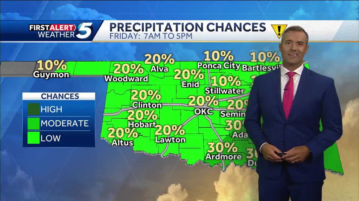 FORECAST: Cooler weekend ahead