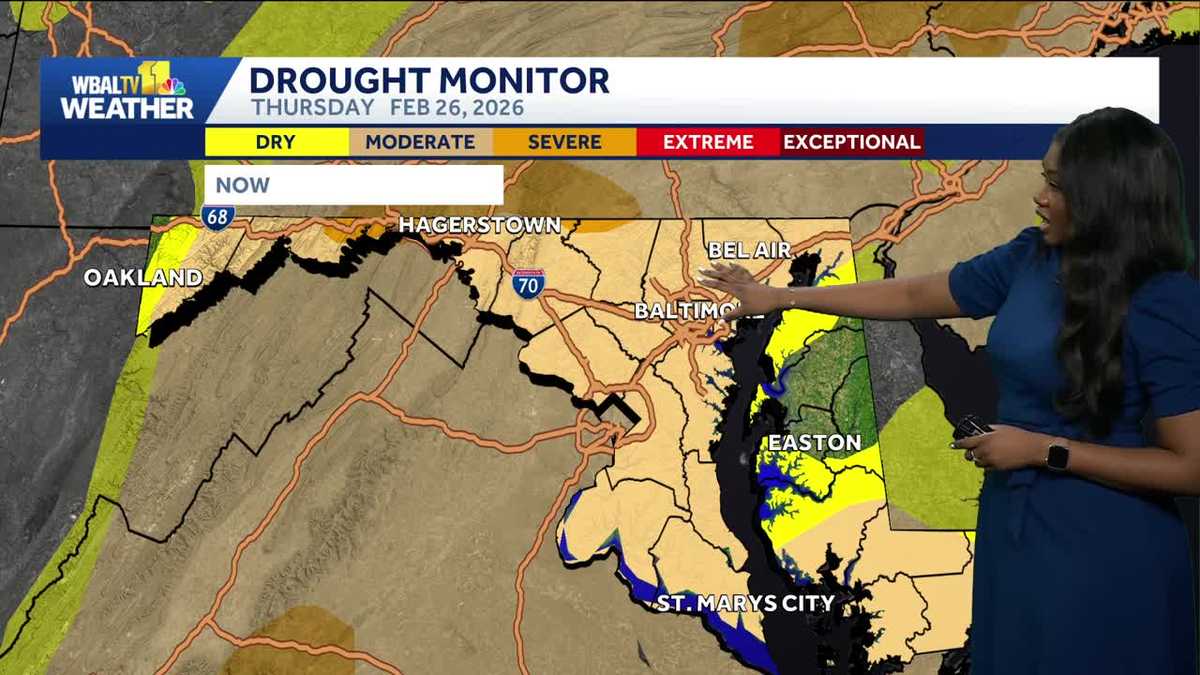 Weather Talk: Maryland's drought monitor improves amid snow, rain