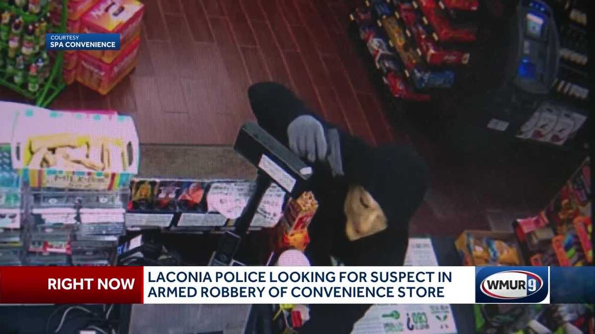 Laconia police look for suspect in armed robbery of convenience store