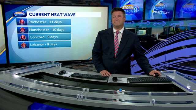 New Hampshire forecast video: Heat wave to continue this week