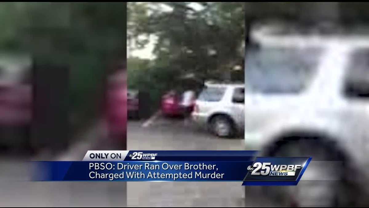 West Palm Beach man runs over brother on video