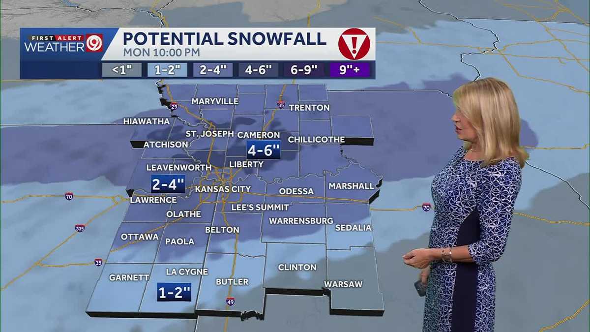 Kansas City will likely see between 2 to 4 inches of snow | Here's the timeline
