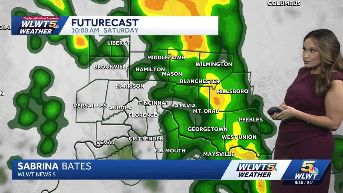 Rain and storms this weekend in Cincinnati