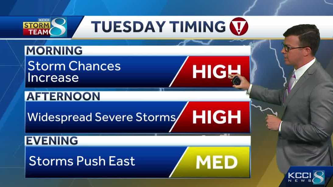 Iowa weather: Severe weather threat Tuesday - Vimarsana News