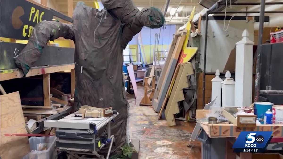 Flooding disrupts Putnam City North High School's performing arts center