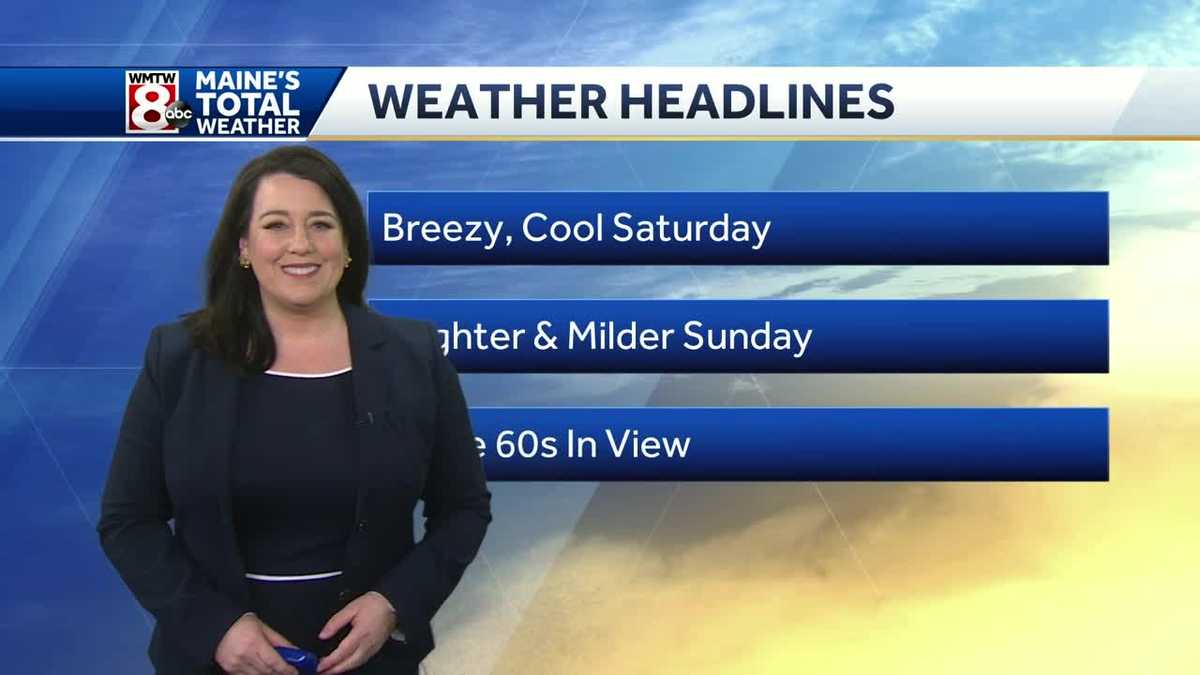 A bright weekend in store and a warm up ahead