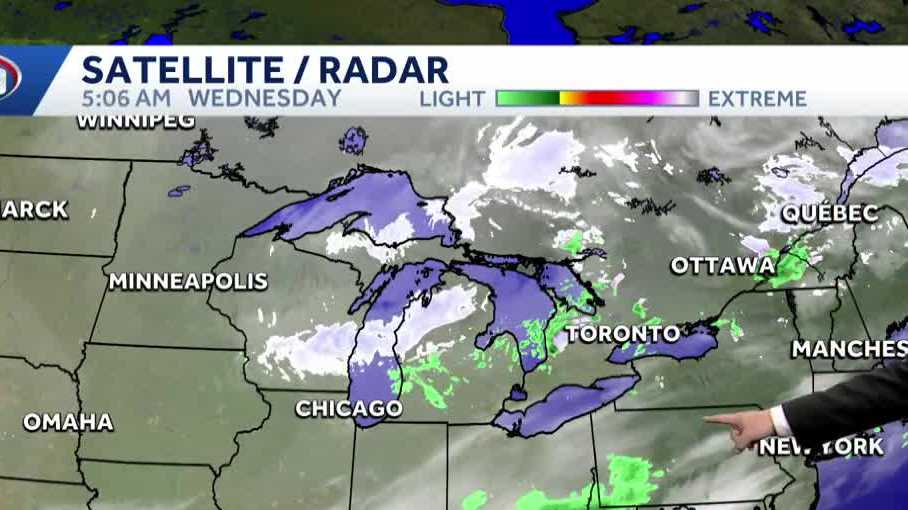 Video: Mild Wednesday before light rain, mixed showers move in