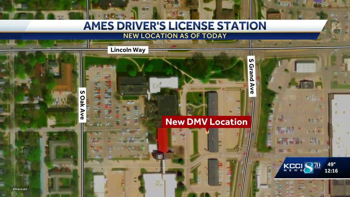 Ames DMV relocates to new location - KCCI
