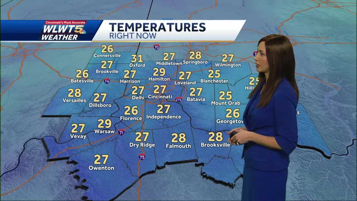 Snow moves out, slick roads linger