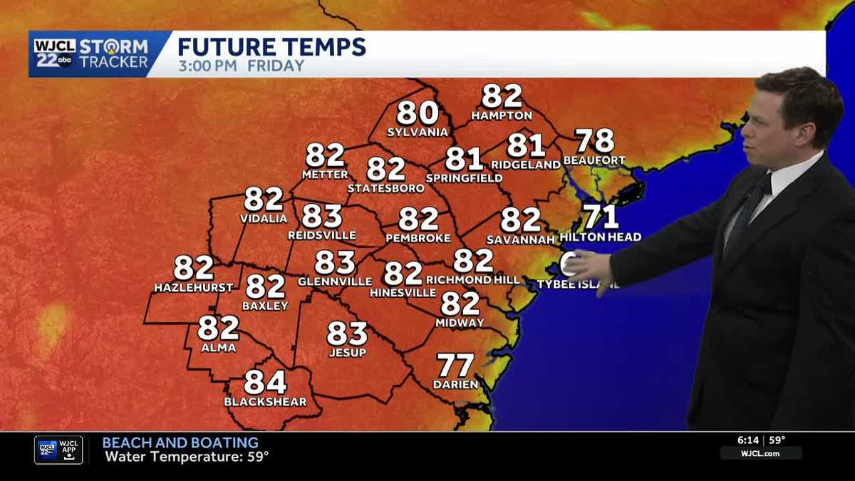 Spring-like temperatures this weekend for the Savannah area - WJCL