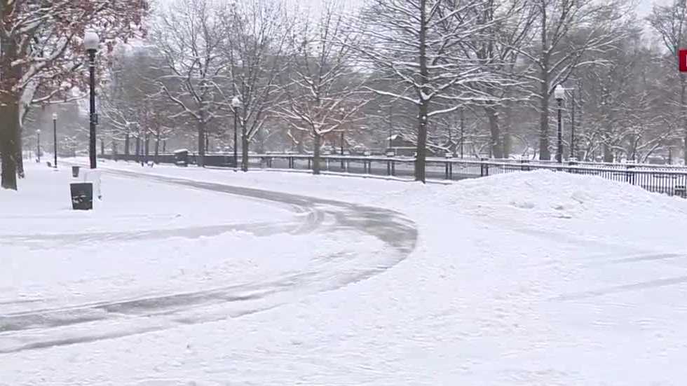 Snow continues to pile up in Boston