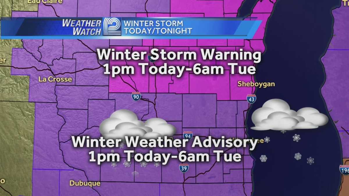 Winter Storm Warning And Advisory Issued 3193