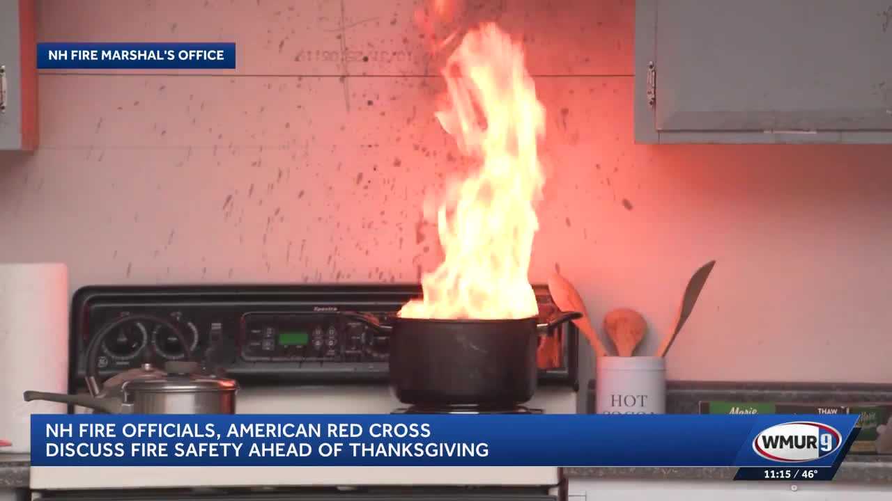 NH fire officials, American Red Cross discuss fire safety ahead of Thanksgiving