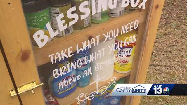 Leeds church builds blessing box for community members in need - Vimarsana News