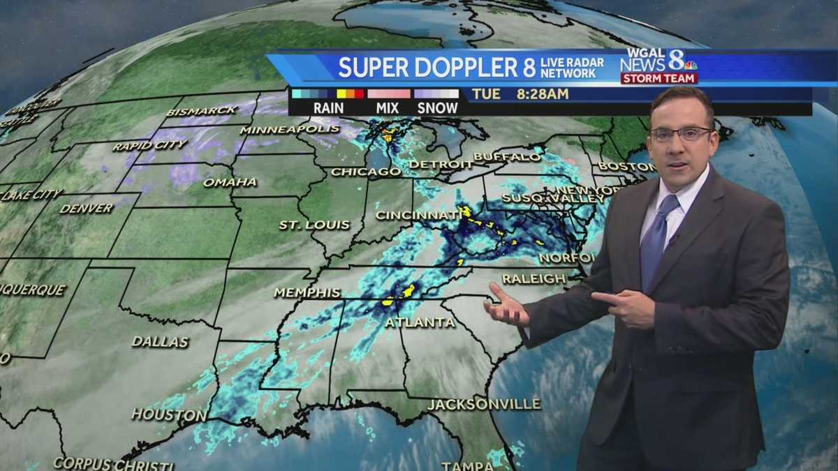 When will the rain taper off?