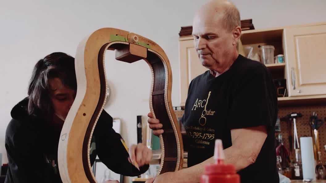 ARC Guitar in Winters teaches the rare craft of building acoustic guitars