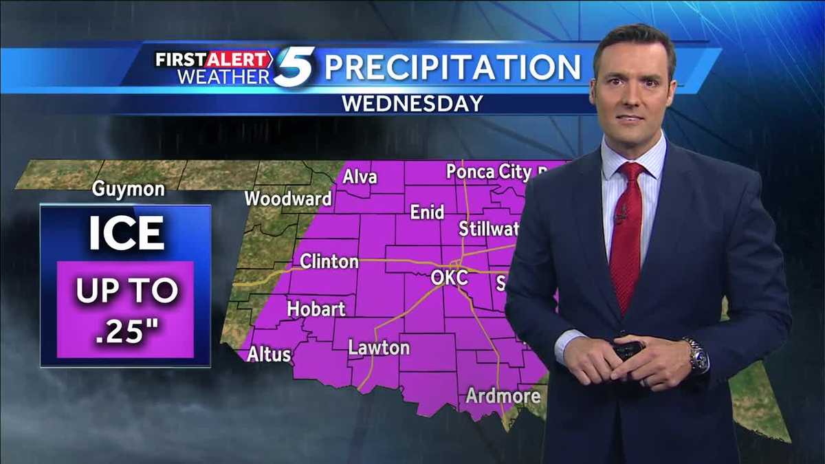 FORECAST: Storms Monday, then Ice Wednesday