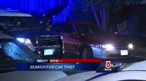 Child found safe after mom's car stolen from gas station