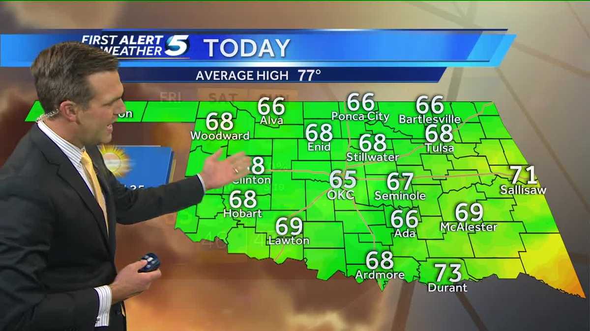 Forecast Coolest weather of the season so far