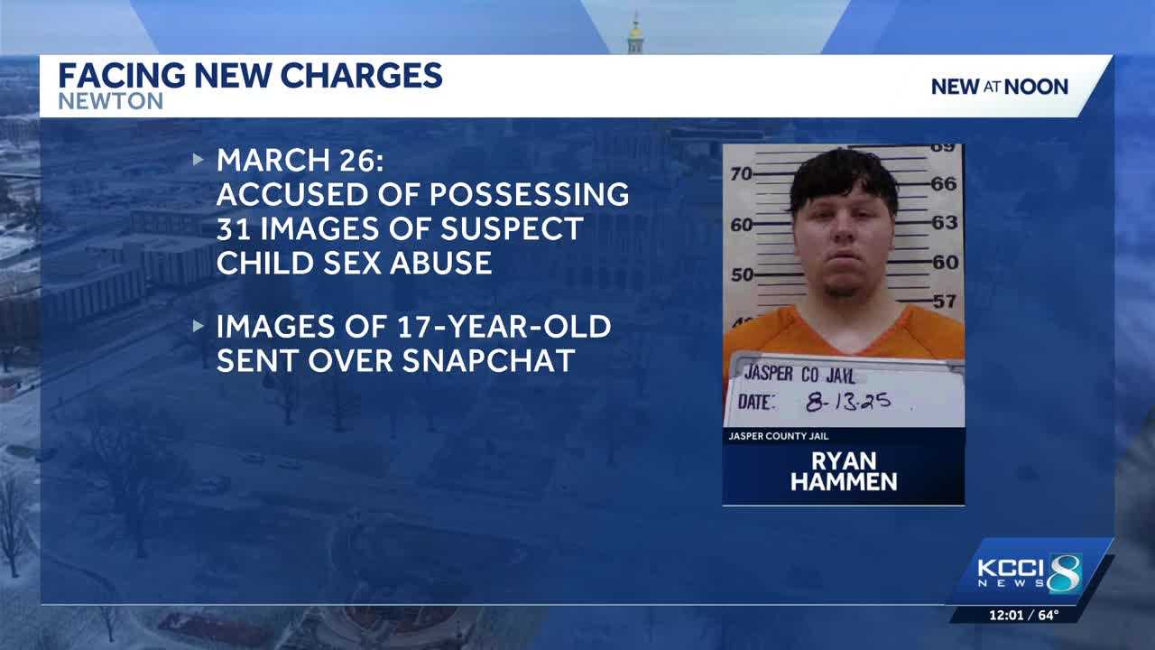 Newton man faces new charges for possession of child sex abuse images