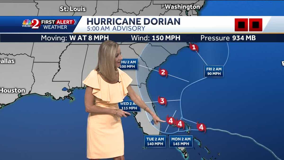 Hurricane Dorian Update: More of South Florida in the cone