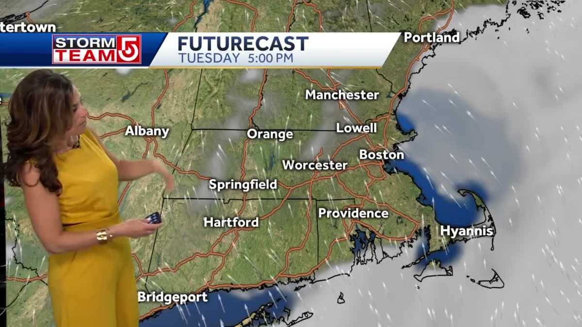 Video: Partly sunny day with temps reaching 80