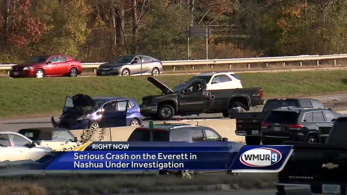 Serious crash on Everett Turnpike in Nashua under investigation