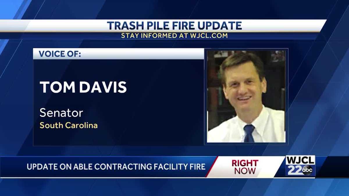 Workers making progress on burning trash pile in Okatie