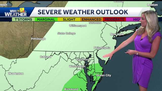 Check radar for scattered storms Wednesday afternoon