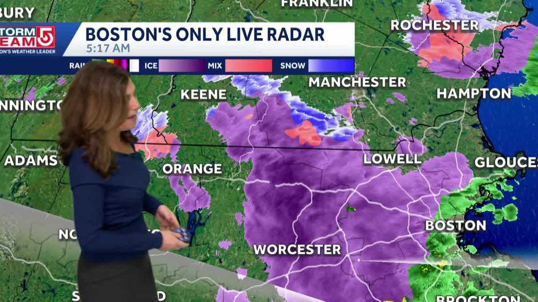 Video: Areas of freezing rain this morning