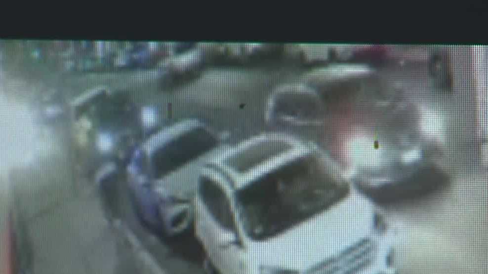 Video shows SUV striking man, speeding off