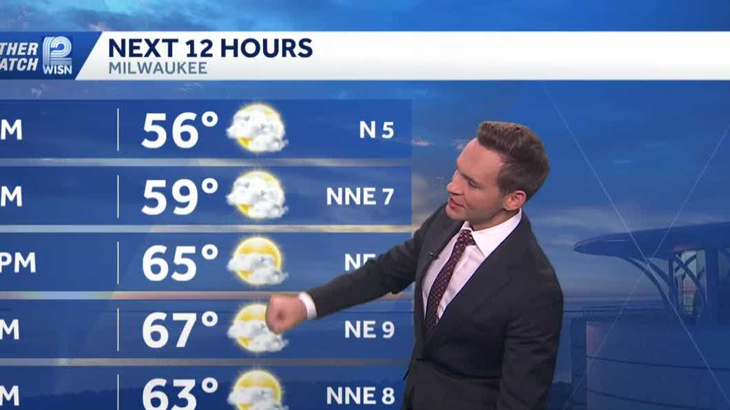 Sprinkles to sunshine for southeast Wisconsin Monday