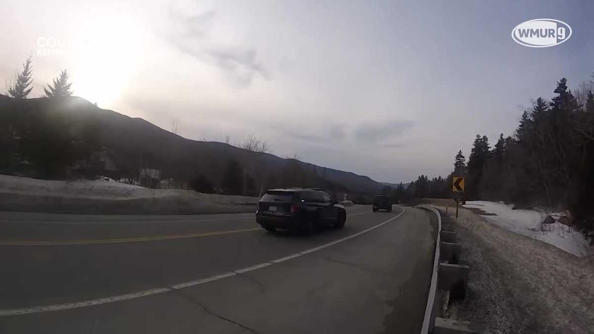 Raw video: Driver arrested after pursuit in northern NH - WMUR