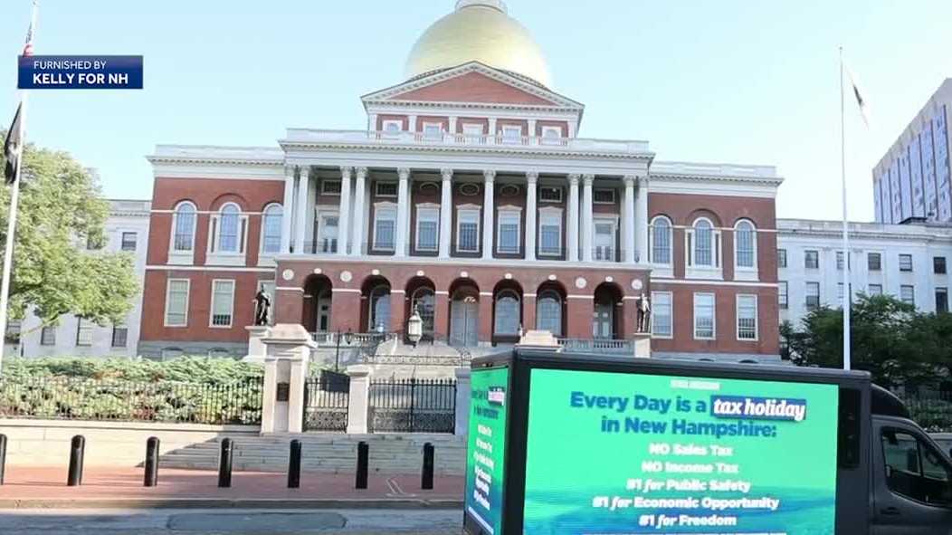 Ayotte campaign sends billboard truck to Massachusetts to tout tax-free New Hampshire