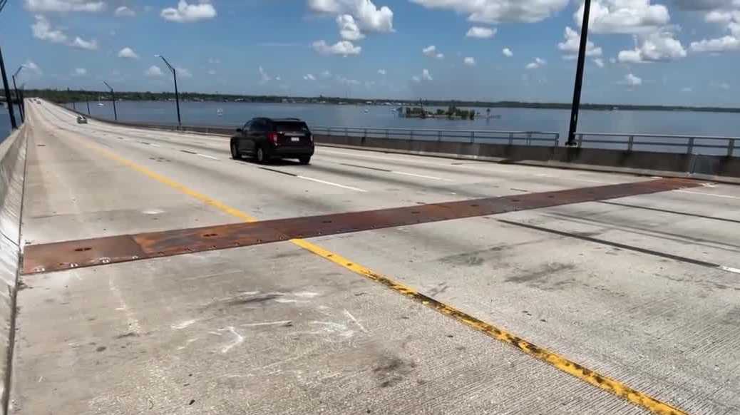 Drivers report costly damage from Lee County's Edison Bridge repair plate bump